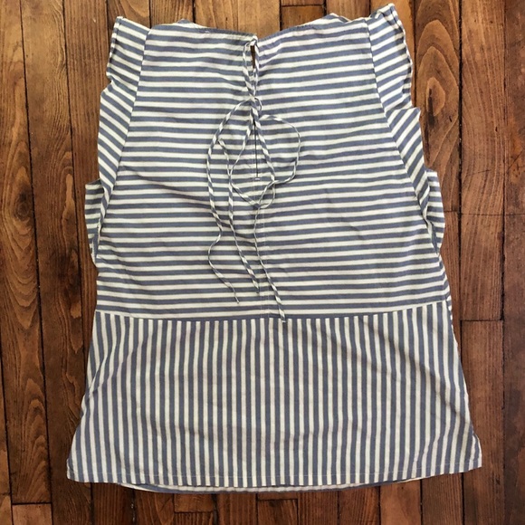 *NEW* LOFT Flutter Sleeve Striped Top - Picture 2 of 4